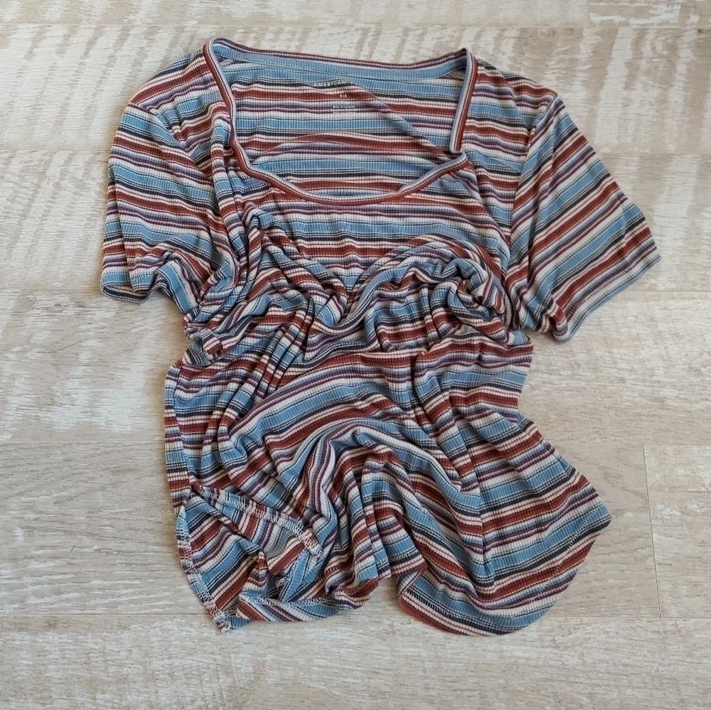 AEO Soft & Sexy Scoop Neck Tee - Picture 4 of 12